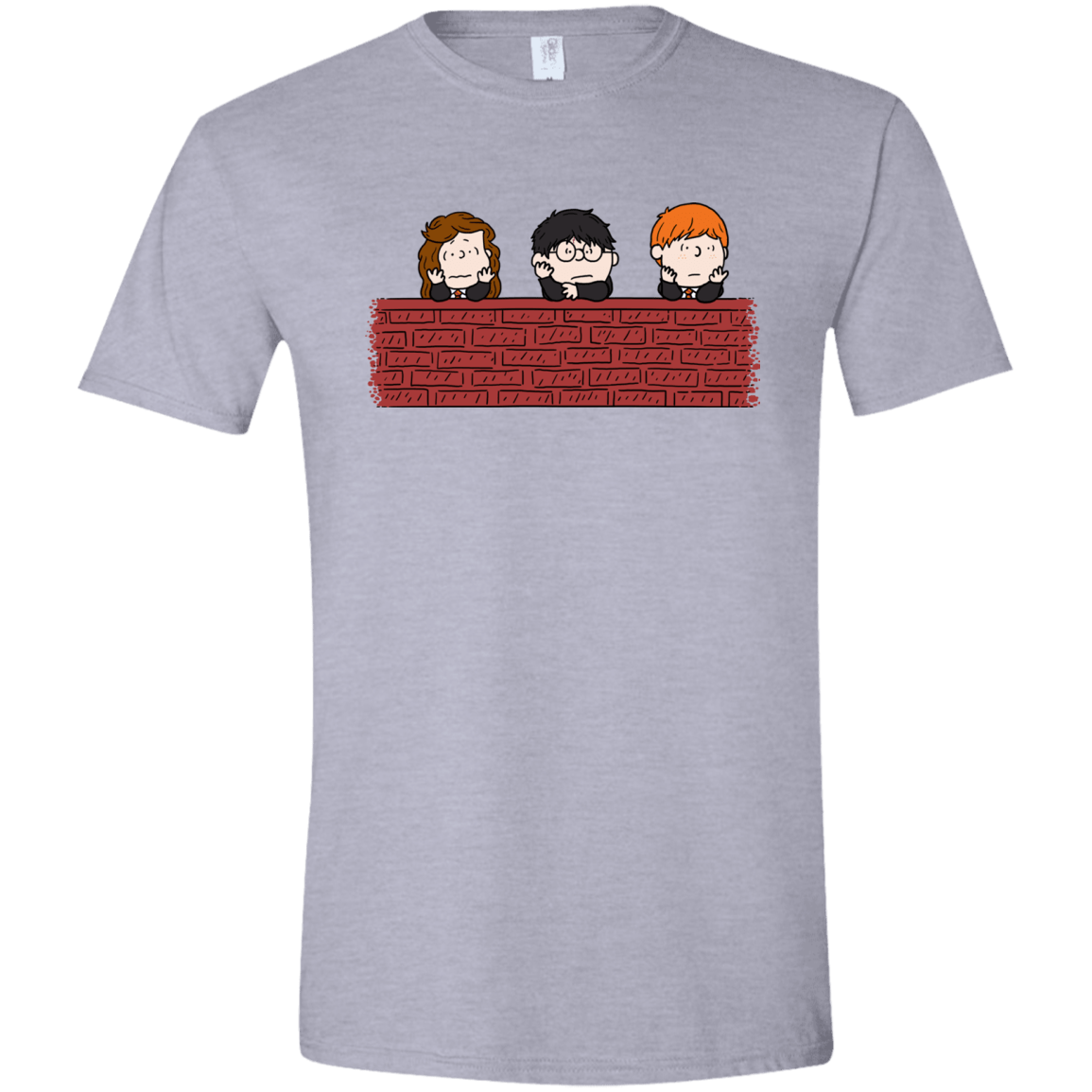 T-Shirts Sport Grey / X-Small Brick Wall Men's Semi-Fitted Softstyle