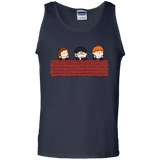 T-Shirts Navy / S Brick Wall Men's Tank Top