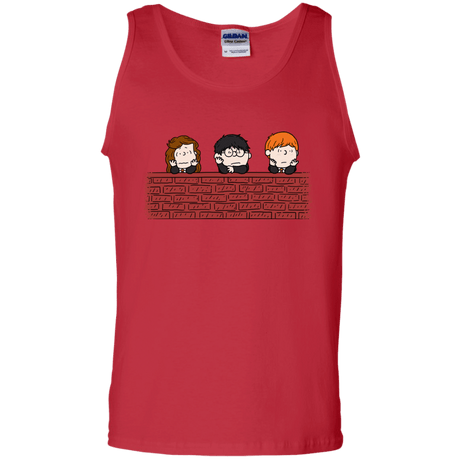 T-Shirts Red / S Brick Wall Men's Tank Top