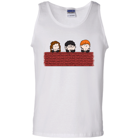 T-Shirts White / S Brick Wall Men's Tank Top