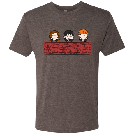 T-Shirts Macchiato / S Brick Wall Men's Triblend T-Shirt