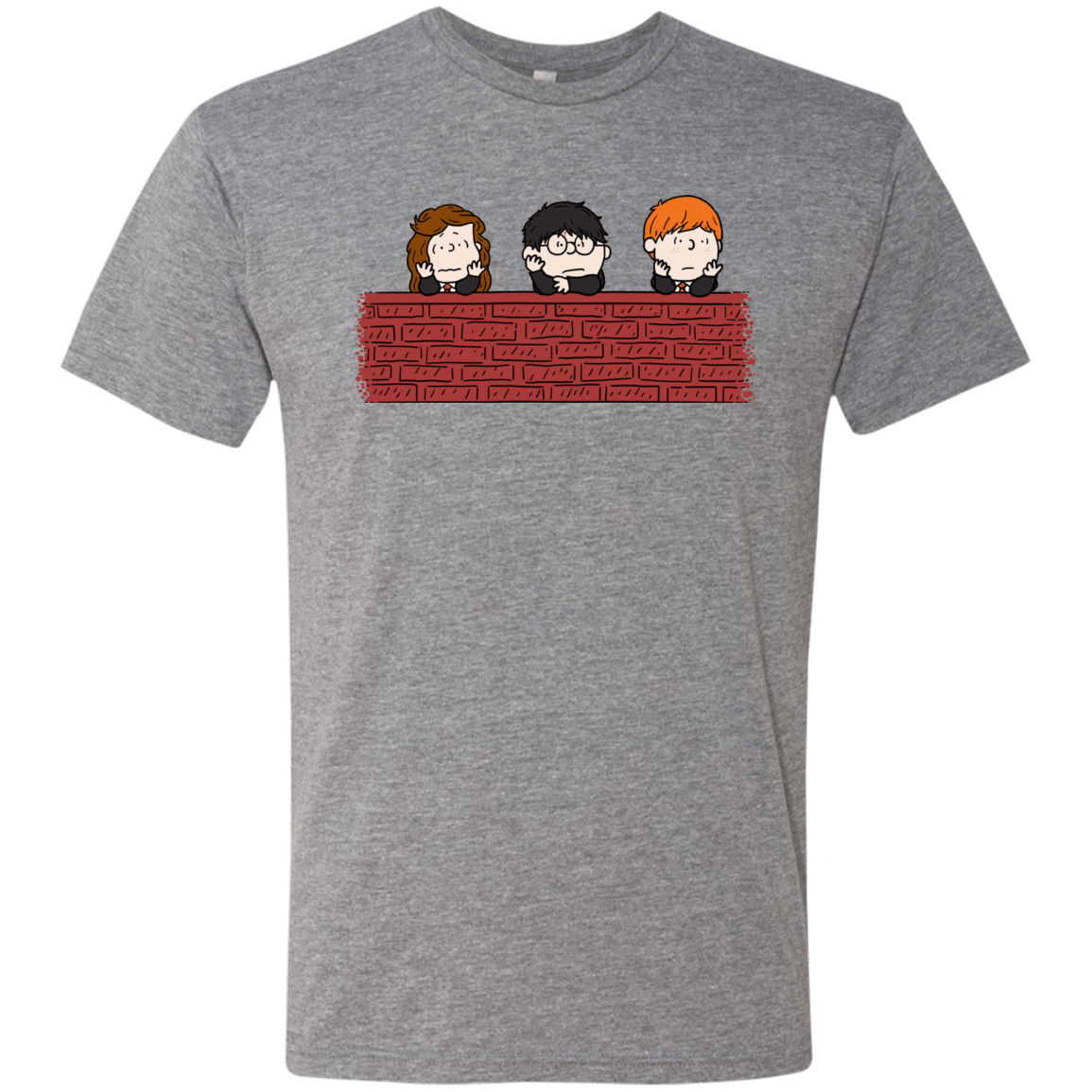 T-Shirts Premium Heather / S Brick Wall Men's Triblend T-Shirt