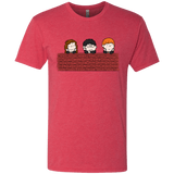 T-Shirts Vintage Red / S Brick Wall Men's Triblend T-Shirt