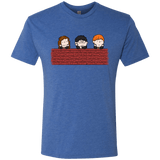 T-Shirts Vintage Royal / S Brick Wall Men's Triblend T-Shirt