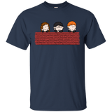 T-Shirts Navy / S Brick Wall T-Shirt