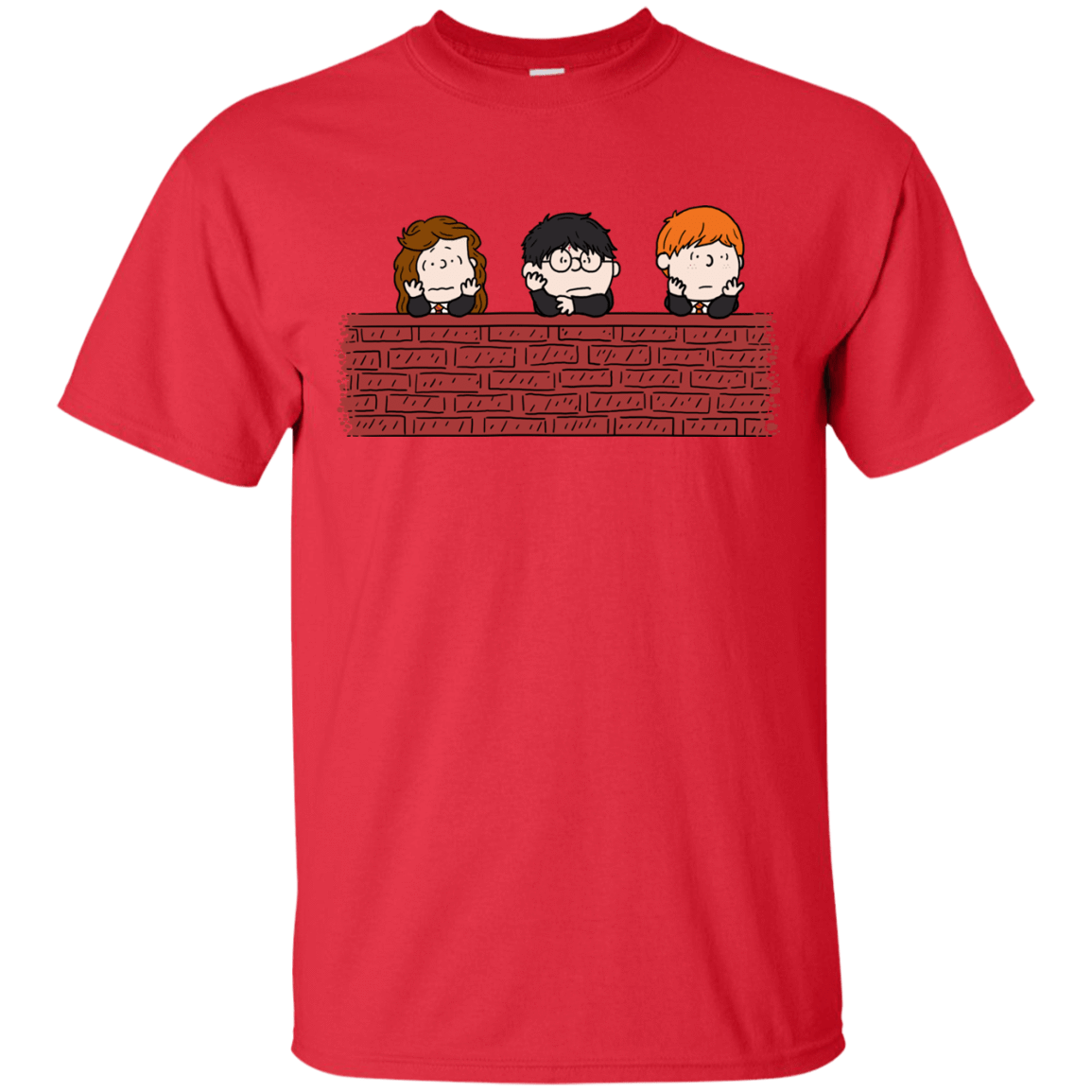 T-Shirts Red / S Brick Wall T-Shirt