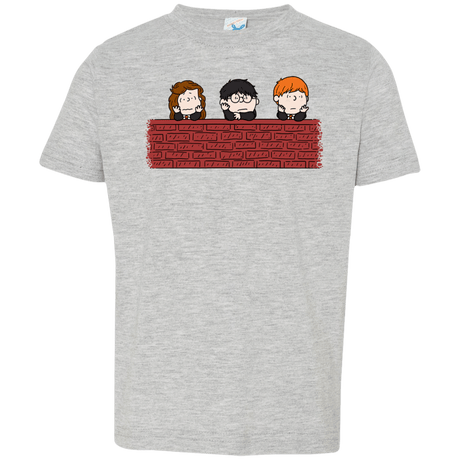 T-Shirts Heather Grey / 2T Brick Wall Toddler Premium T-Shirt