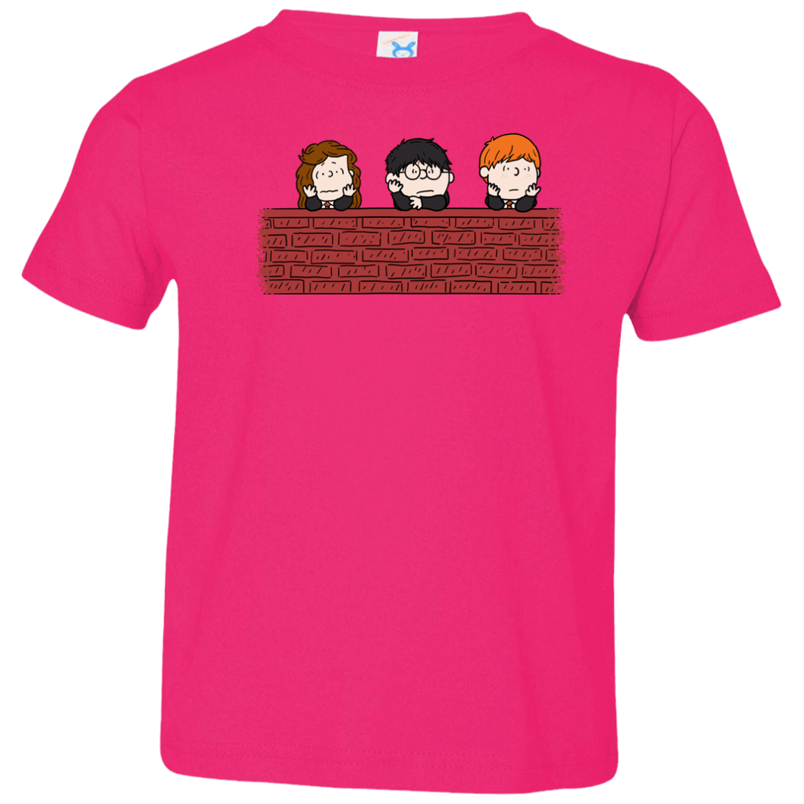 T-Shirts Hot Pink / 2T Brick Wall Toddler Premium T-Shirt