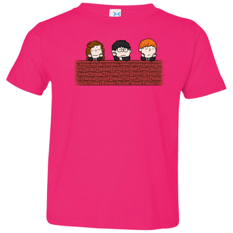 T-Shirts Hot Pink / 2T Brick Wall Toddler Premium T-Shirt