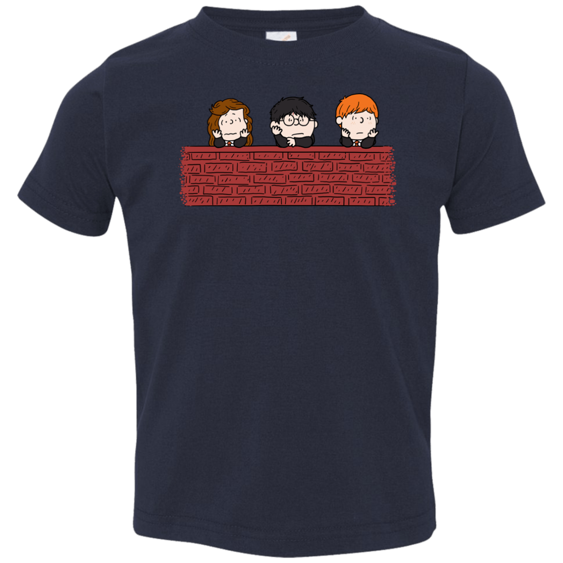 T-Shirts Navy / 2T Brick Wall Toddler Premium T-Shirt