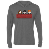 T-Shirts Premium Heather / X-Small Brick Wall Triblend Long Sleeve Hoodie Tee