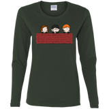 T-Shirts Forest / S Brick Wall Women's Long Sleeve T-Shirt