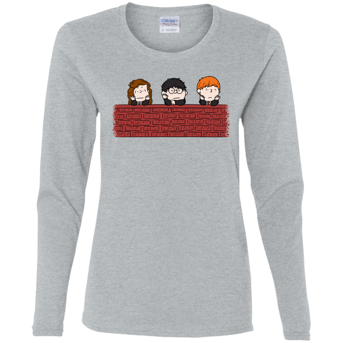 T-Shirts Sport Grey / S Brick Wall Women's Long Sleeve T-Shirt