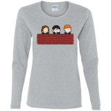 T-Shirts Sport Grey / S Brick Wall Women's Long Sleeve T-Shirt