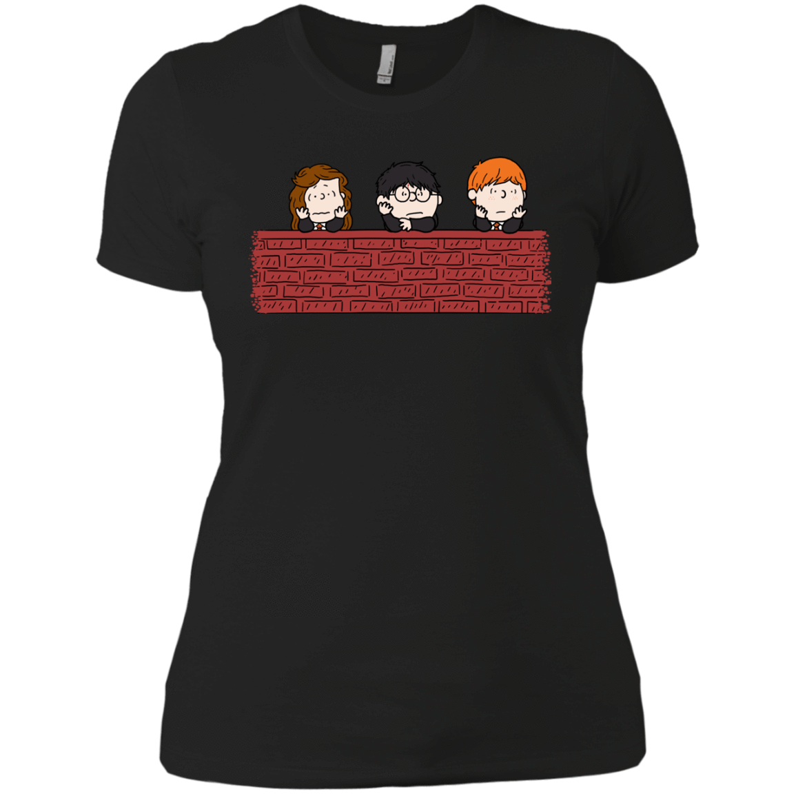 T-Shirts Black / X-Small Brick Wall Women's Premium T-Shirt