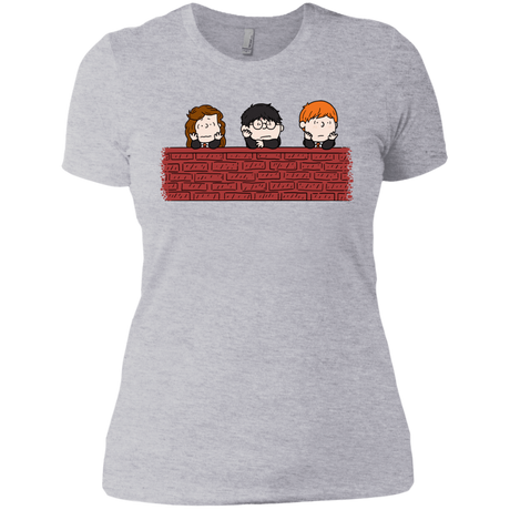T-Shirts Heather Grey / X-Small Brick Wall Women's Premium T-Shirt