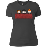 T-Shirts Heavy Metal / X-Small Brick Wall Women's Premium T-Shirt