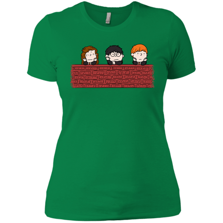 T-Shirts Kelly Green / X-Small Brick Wall Women's Premium T-Shirt