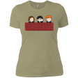T-Shirts Light Olive / X-Small Brick Wall Women's Premium T-Shirt