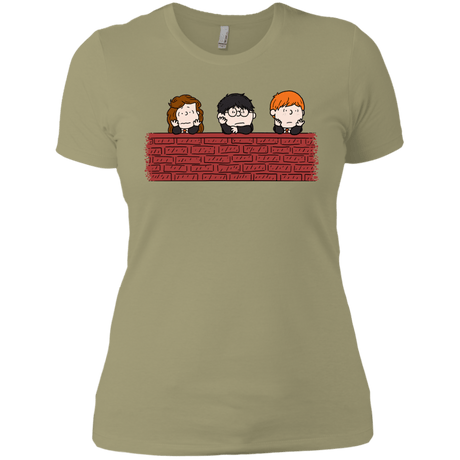 T-Shirts Light Olive / X-Small Brick Wall Women's Premium T-Shirt