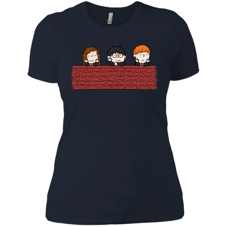 T-Shirts Midnight Navy / X-Small Brick Wall Women's Premium T-Shirt