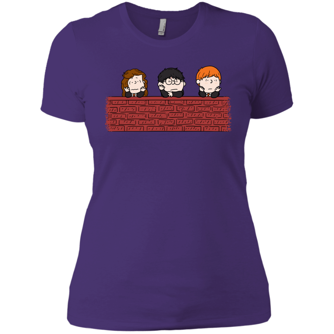 T-Shirts Purple Rush/ / X-Small Brick Wall Women's Premium T-Shirt