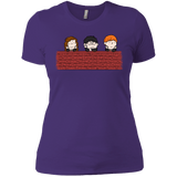 T-Shirts Purple Rush/ / X-Small Brick Wall Women's Premium T-Shirt