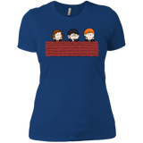 T-Shirts Royal / X-Small Brick Wall Women's Premium T-Shirt