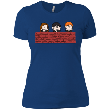 T-Shirts Royal / X-Small Brick Wall Women's Premium T-Shirt