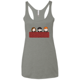 T-Shirts Venetian Grey / X-Small Brick Wall Women's Triblend Racerback Tank