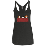 T-Shirts Vintage Black / X-Small Brick Wall Women's Triblend Racerback Tank