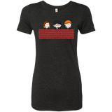 T-Shirts Vintage Black / S Brick Wall Women's Triblend T-Shirt
