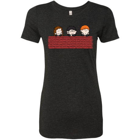 T-Shirts Vintage Black / S Brick Wall Women's Triblend T-Shirt