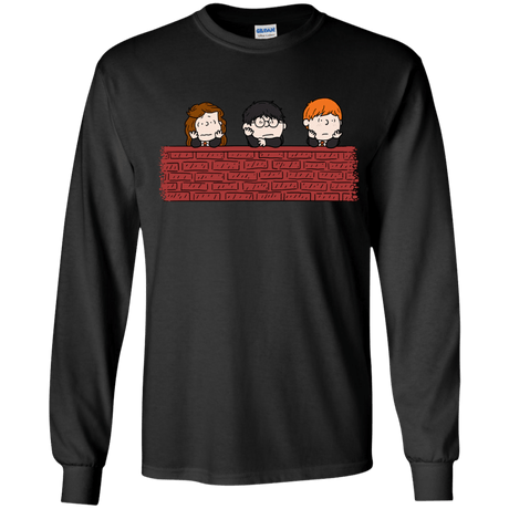 T-Shirts Black / YS Brick Wall Youth Long Sleeve T-Shirt