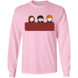 T-Shirts Light Pink / YS Brick Wall Youth Long Sleeve T-Shirt