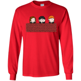 T-Shirts Red / YS Brick Wall Youth Long Sleeve T-Shirt