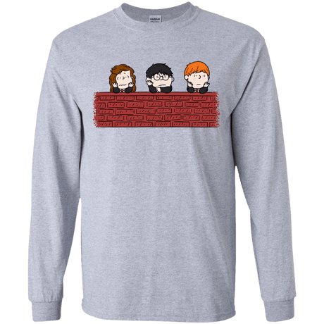 T-Shirts Sport Grey / YS Brick Wall Youth Long Sleeve T-Shirt