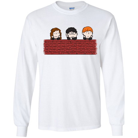 T-Shirts White / YS Brick Wall Youth Long Sleeve T-Shirt