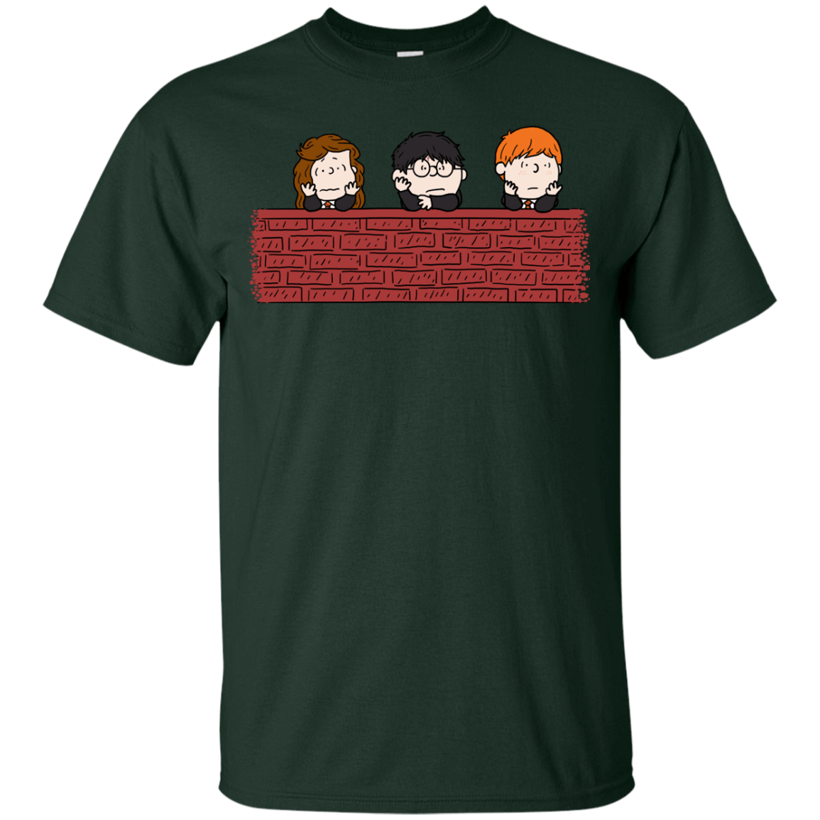 T-Shirts Forest / YXS Brick Wall Youth T-Shirt