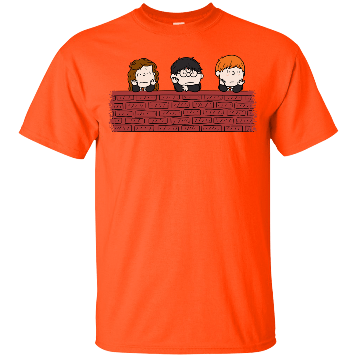 T-Shirts Orange / YXS Brick Wall Youth T-Shirt