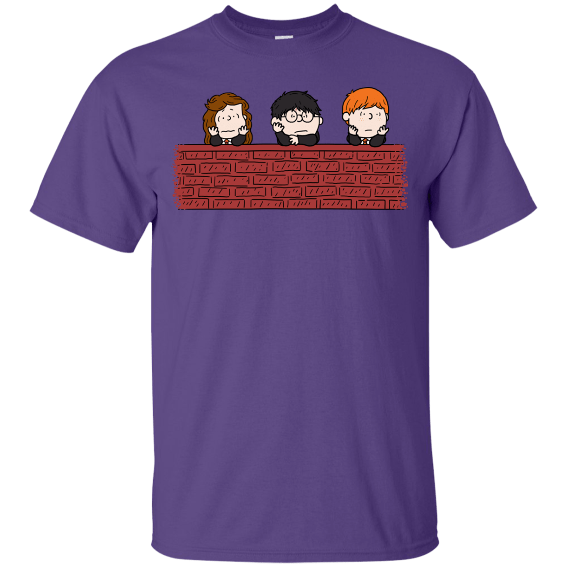 T-Shirts Purple / YXS Brick Wall Youth T-Shirt