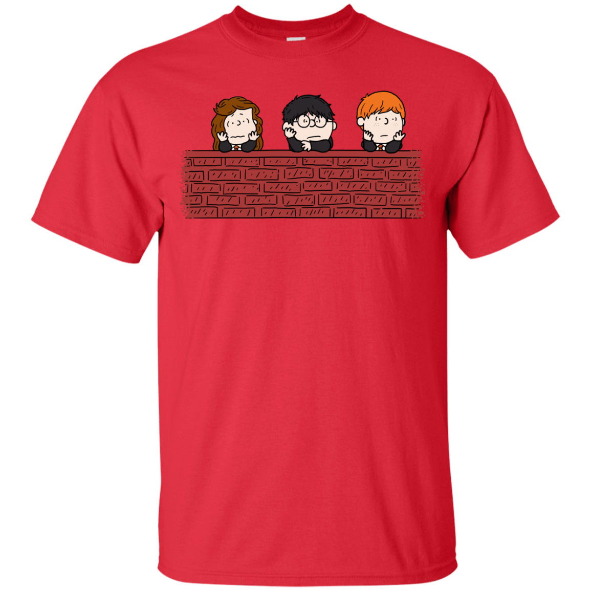 T-Shirts Red / YXS Brick Wall Youth T-Shirt