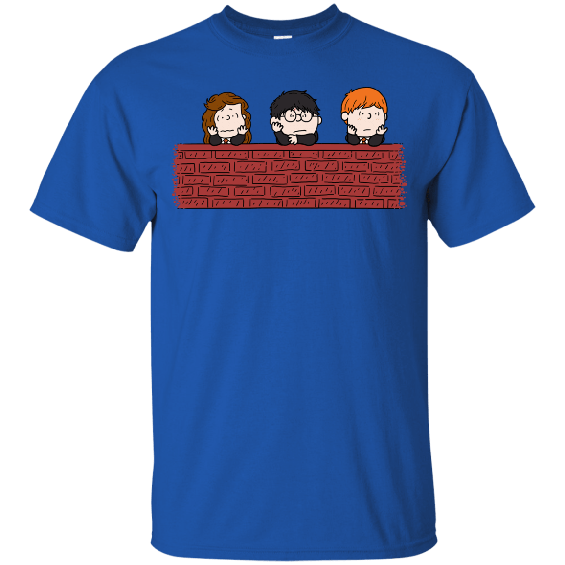 T-Shirts Royal / YXS Brick Wall Youth T-Shirt