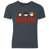 T-Shirts Vintage Navy / YXS Brick Wall Youth Triblend T-Shirt