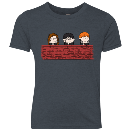 T-Shirts Vintage Navy / YXS Brick Wall Youth Triblend T-Shirt