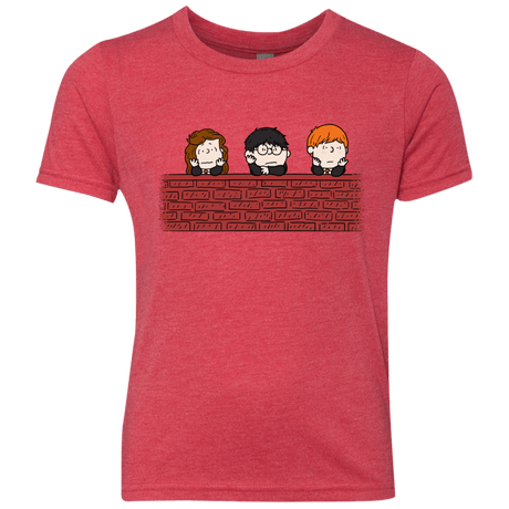 T-Shirts Vintage Red / YXS Brick Wall Youth Triblend T-Shirt