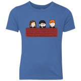 T-Shirts Vintage Royal / YXS Brick Wall Youth Triblend T-Shirt