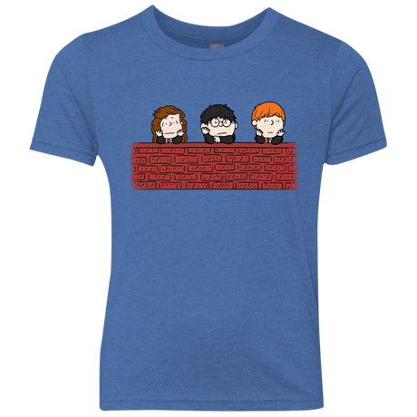 T-Shirts Vintage Royal / YXS Brick Wall Youth Triblend T-Shirt