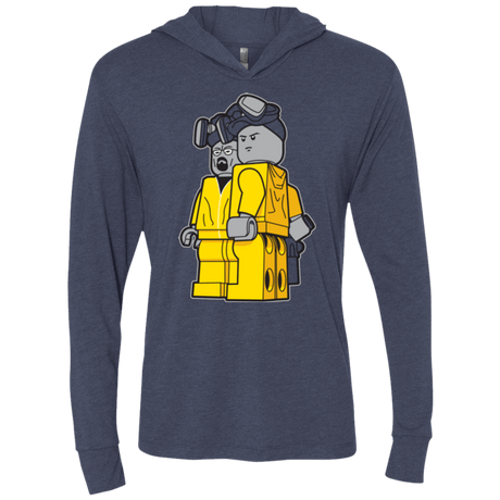 T-Shirts Vintage Navy / X-Small Bricking Bad Triblend Long Sleeve Hoodie Tee