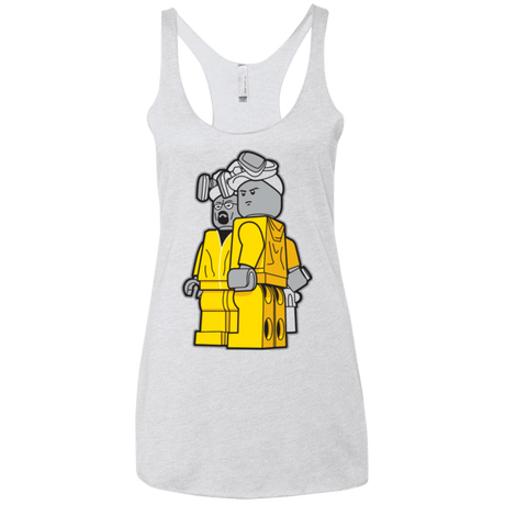 T-Shirts Heather White / X-Small Bricking Bad Women's Triblend Racerback Tank